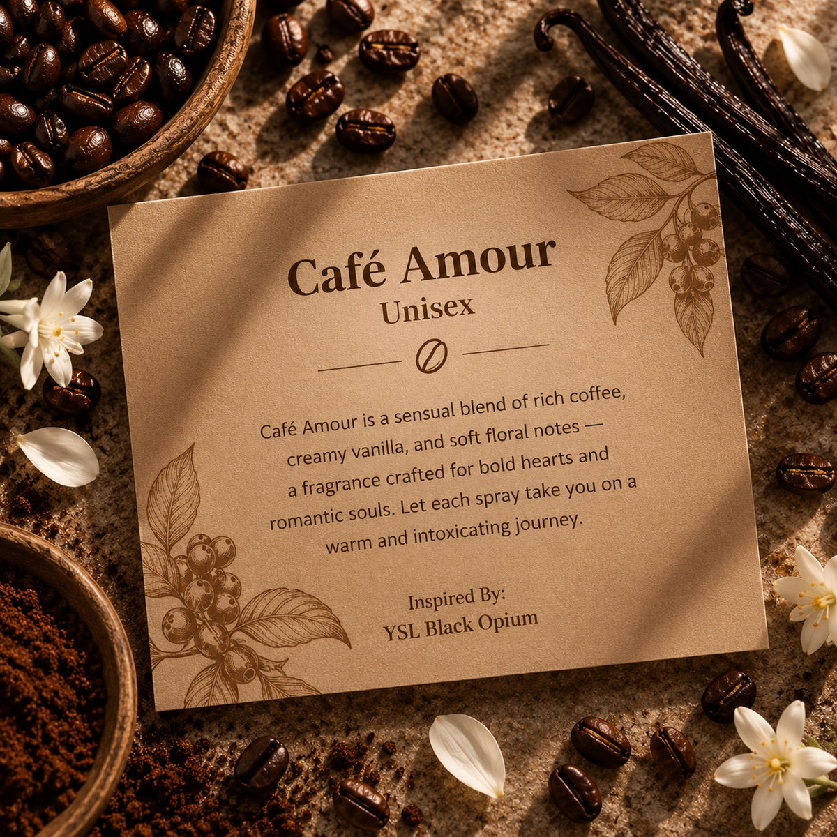 CAFE AMOUR UNISEX PERFUMES